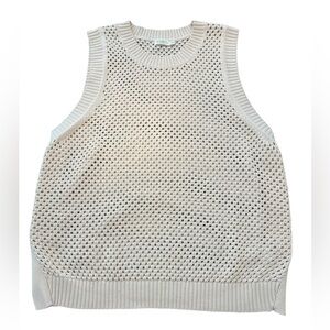Spartina 449 Beige Knit Tank Top